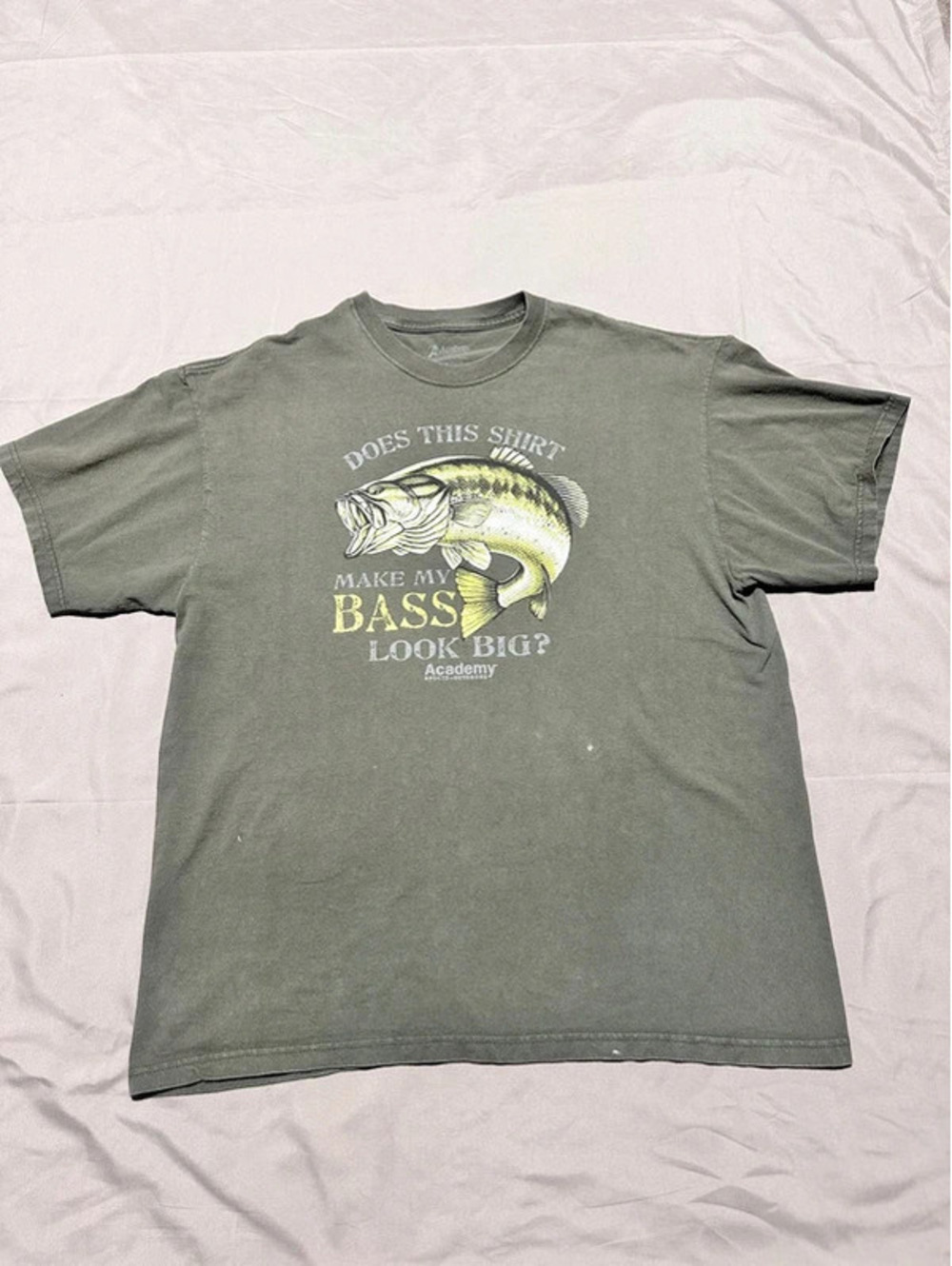 Academy Sports + Outdoors Bass T-Shirt Men’s XL Fishing (C8)